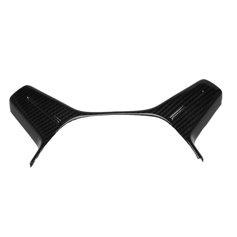 Carbon Fiber Car Steering Wheel Button Panel Cover Trim for W166 ML 2012-2015 Decoration Accessories