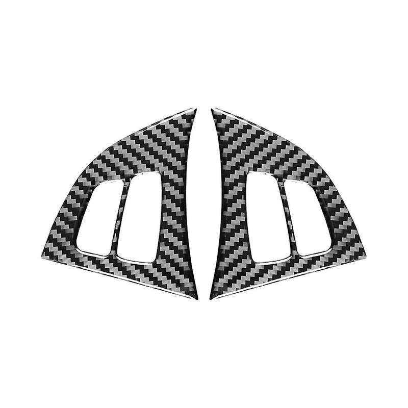 Carbon Fiber Car Steering Wheel Button Decals Cover Trim Stickers Accessories for - X5 X6 E70 E71 2