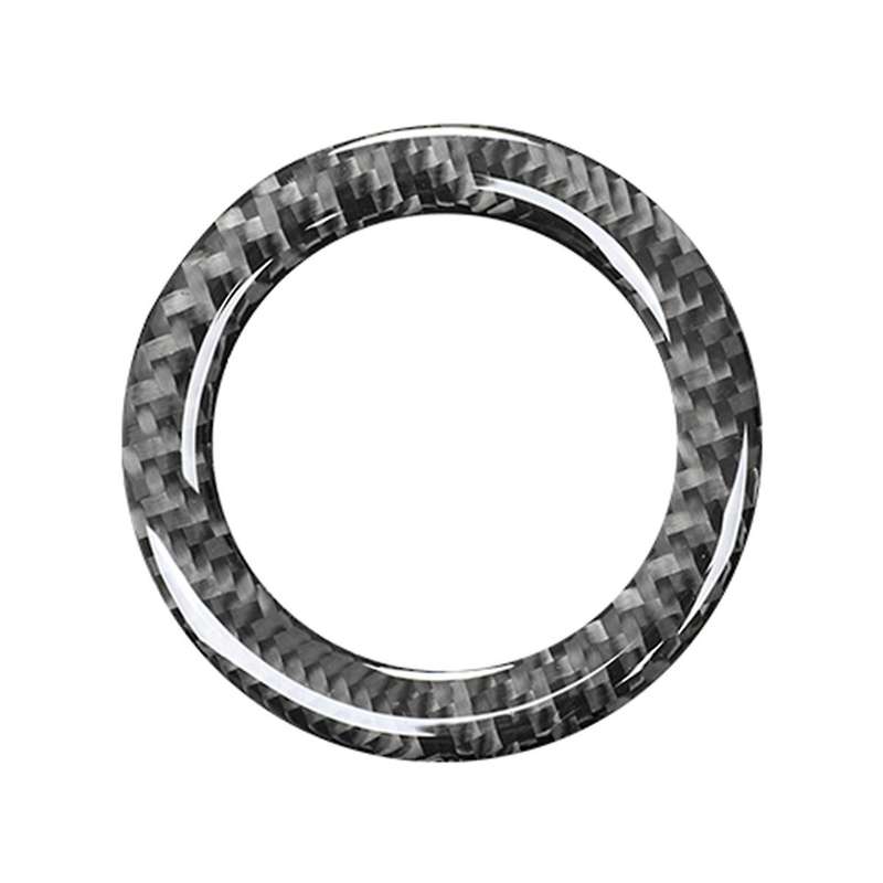 Carbon Fiber Car Steering Wheel Center Cover Stickers for - 3 Series E46 323i 328i 330i 325i 1997-2