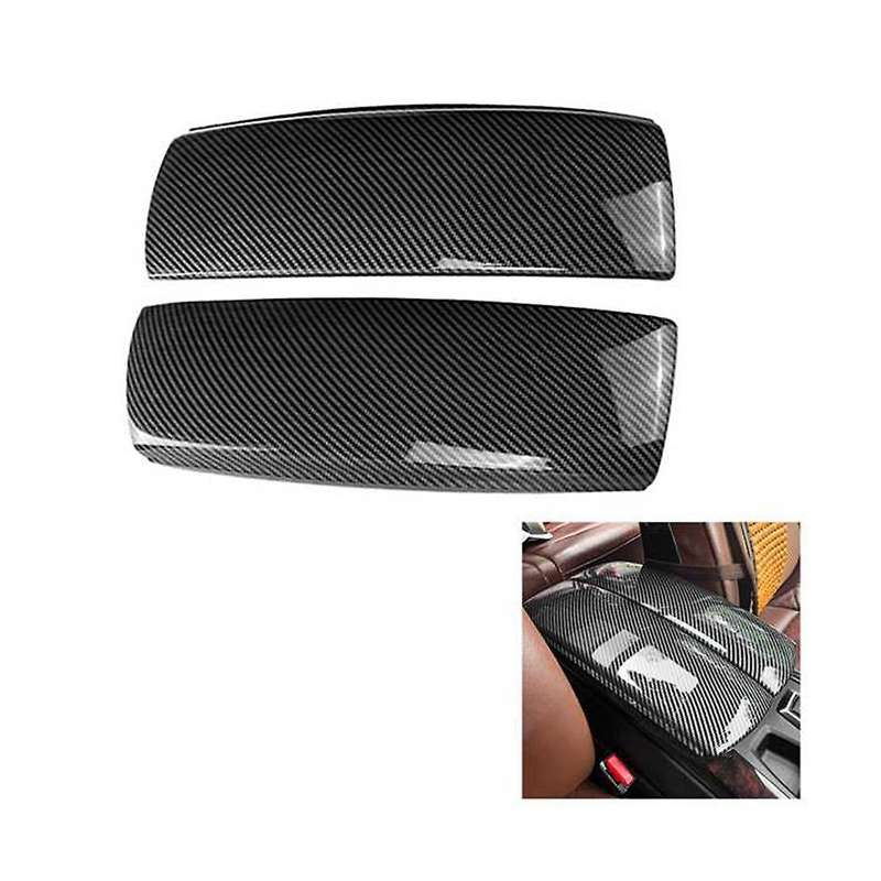Carbon Fiber Center Console Armrest Box Panel Cover Decoration Stickers for  X5 F15 X6 F16 2014-201