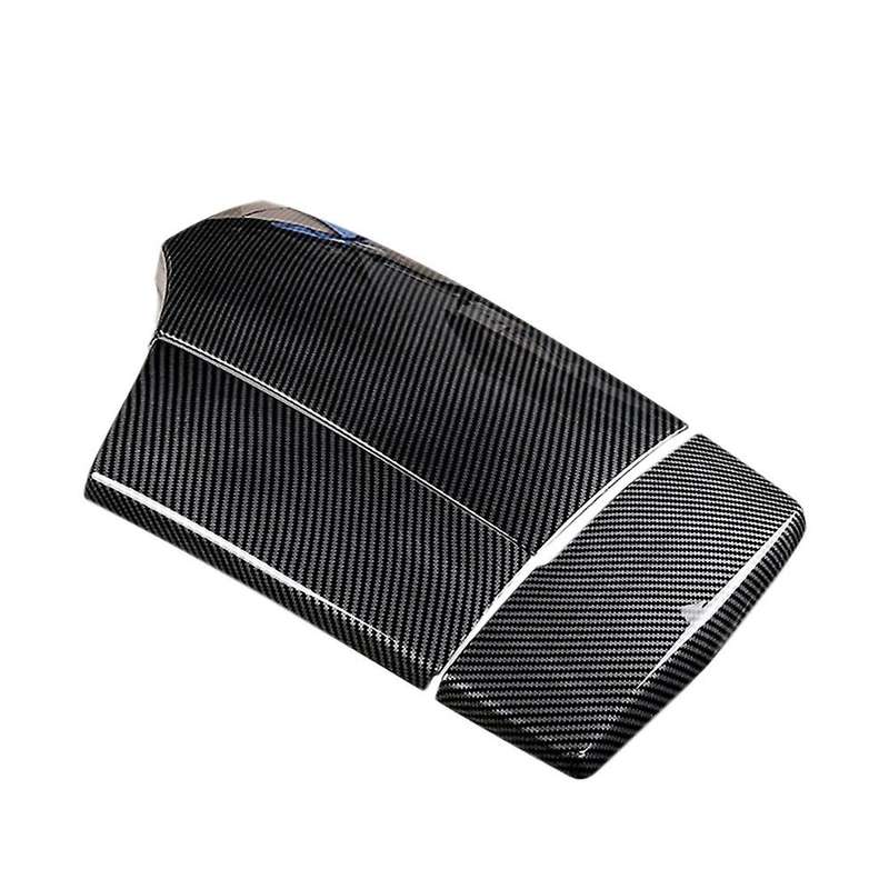 Carbon Fiber Center Console Armrest Box Panel Cover Trim Decoration Stickers for 5 Series 520I 525Li