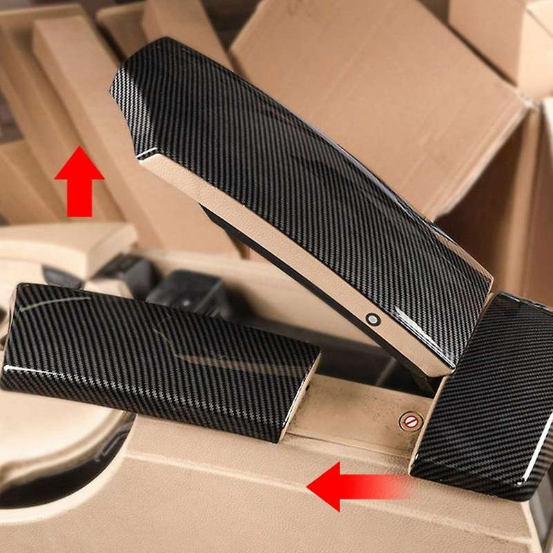 Carbon Fiber Center Console Armrest Box Panel Cover Trim Decoration Stickers for 5 Series 520I 525Li