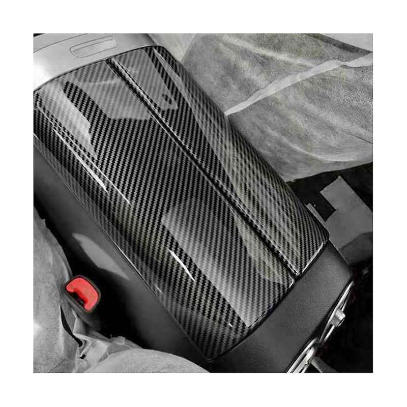 Carbon Fiber Center Console Armrest Box Panel Cover Trim Decoration Stickers for C Class W206 2021