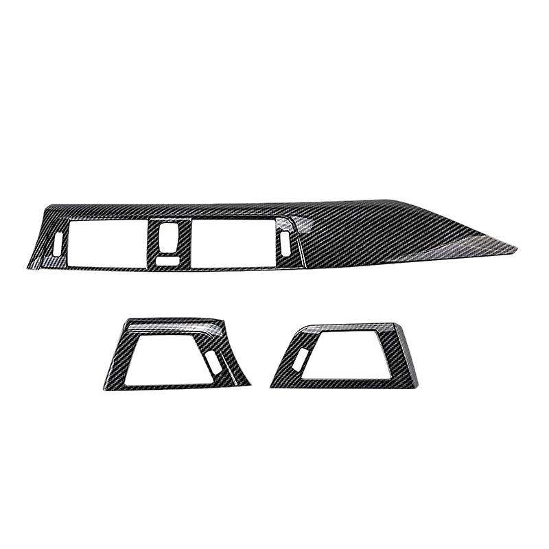 Carbon Fiber Center Console Air Outlet Panel Trim Instrument Panel Trim for 3 Series 320Li F30 F35 2