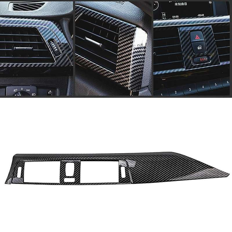 Carbon Fiber Center Console Air Outlet Panel Trim Instrument Panel Trim for 3 Series 320Li F30 F35 2