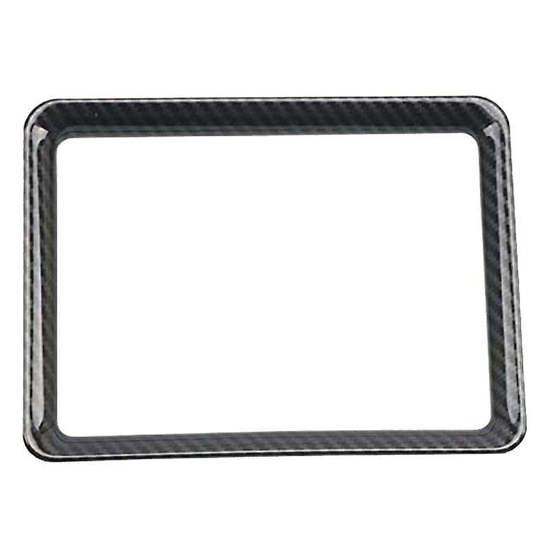 Carbon Fiber Center Console Dashboard Navigation Cover Trim Panel for 2015-2020