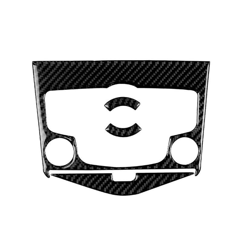 Carbon Fiber Center Console CD Panel Trim for 2009-2015
