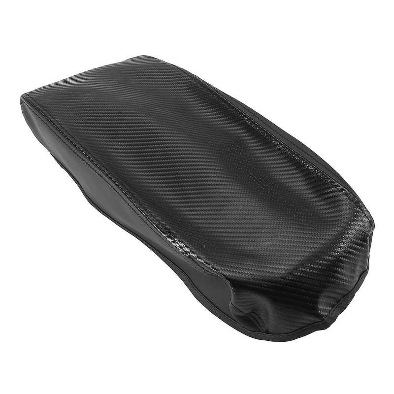 Carbon Fiber Center Console Armrest Cover Armrest Cushion Pad for Grand 2011- 2021