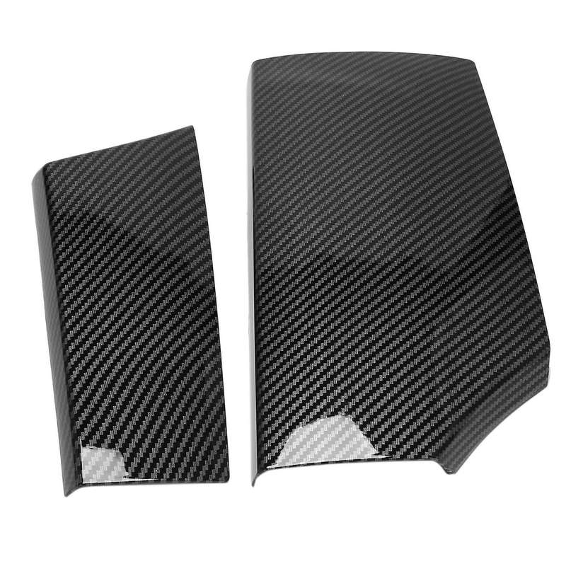 Carbon Fiber Center Console Armrest Panel Cover Trim for 5 Series E60 2004-2010 LHD Accessories