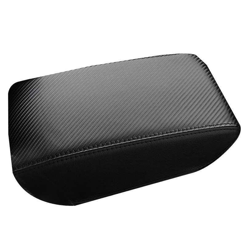 Carbon Fiber Center Console Armrest Cover Armrest Cushion Pad for 2019 2020 2021 2022