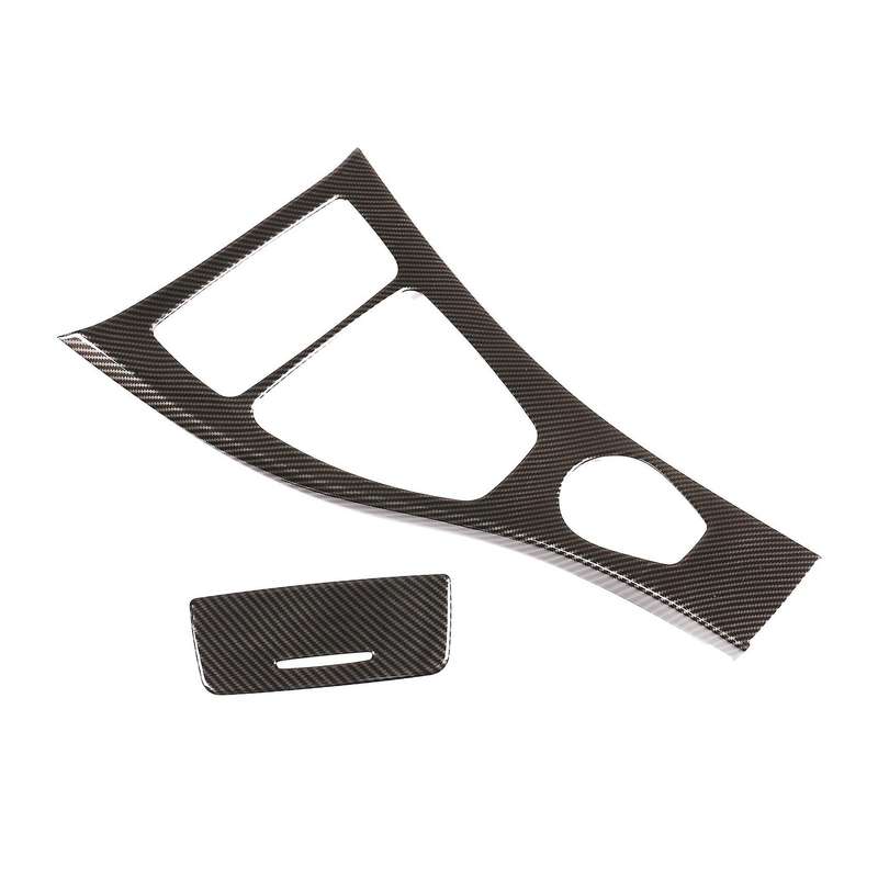 Carbon Fiber Center Console Gear Shift Frame Car Accessories for 3 Series E90 2005-2012 Left Hand Dr