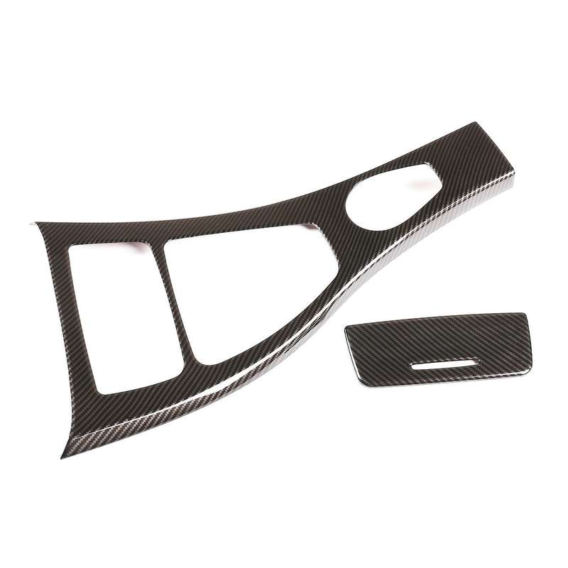 Carbon Fiber Center Console Gear Shift Frame Car Accessories for 3 Series E90 2005-2012 Left Hand Dr