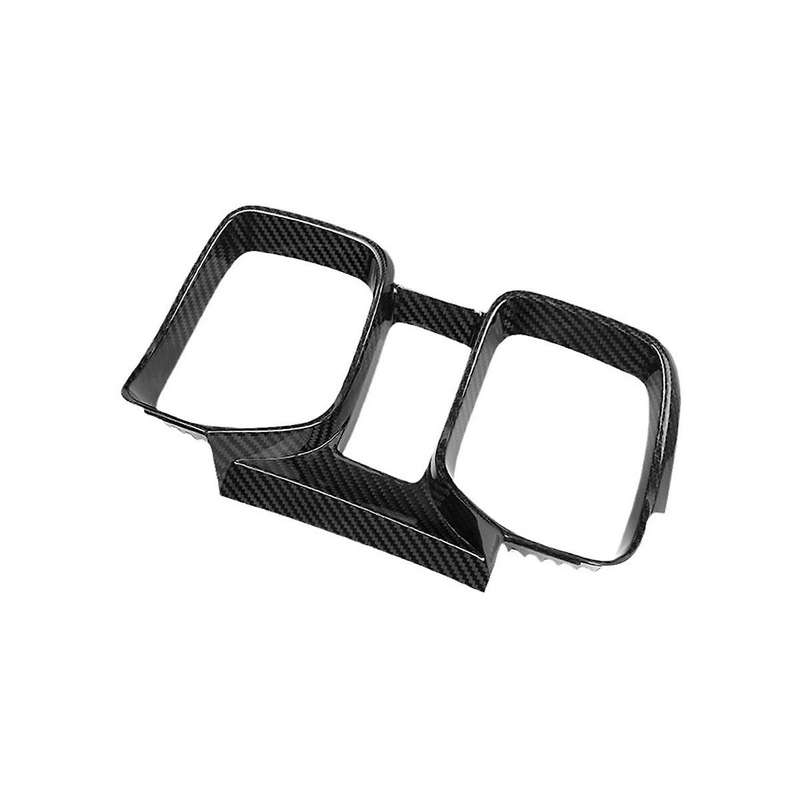 Carbon Fiber Center Console Instrument Dash Panel Cover Trim Front Dashboard Frame for 2010-2015