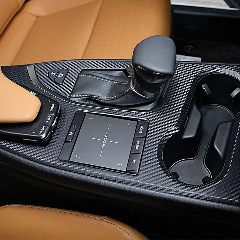 Carbon Fiber Center Console Gear Shift Panel Frame Cover Trim for UX200 UX250H 260H 2019 Interior St