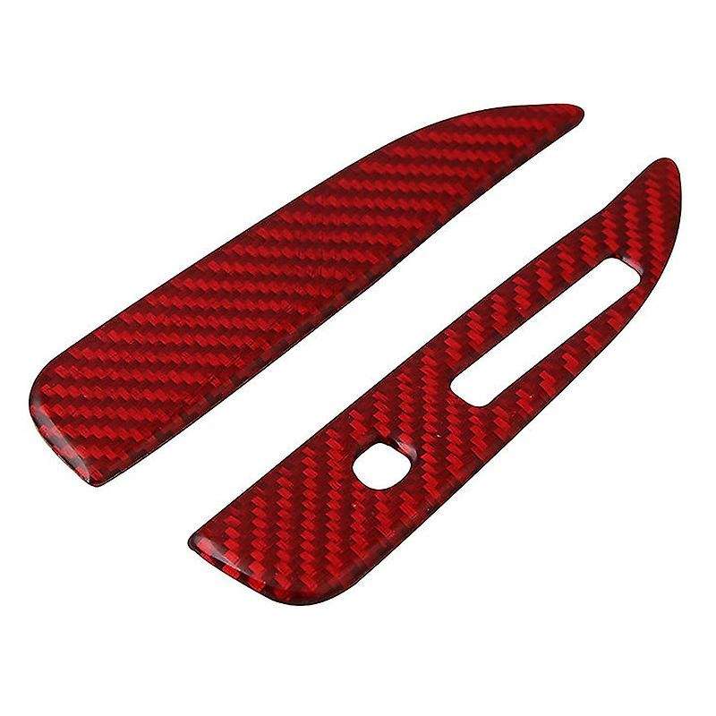 Carbon Fiber Center Console Gear Shift Frame Cover Trim Stickers for 2015 2016 2017 2018 2019