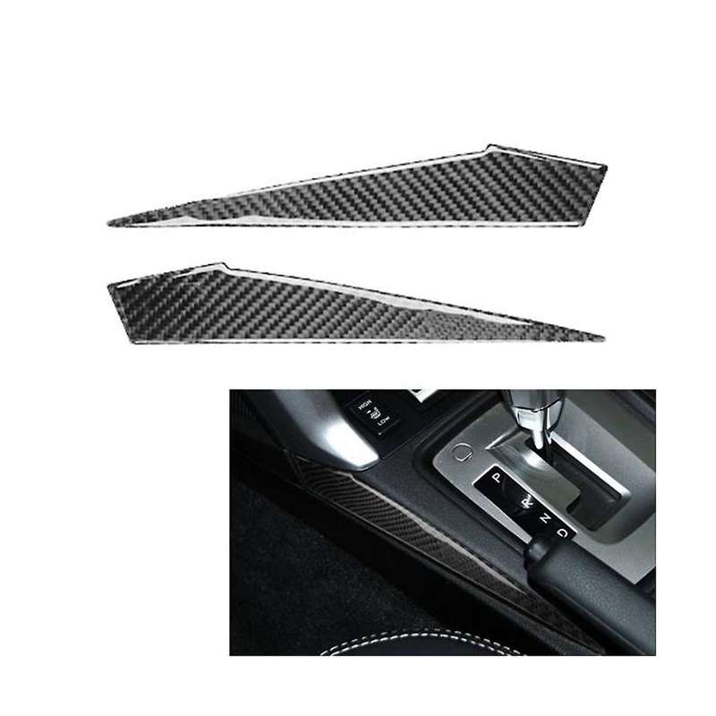 Carbon Fiber Center Console Side Gear Shift Panel Decorative Cover Trim for Forester 2013-2018