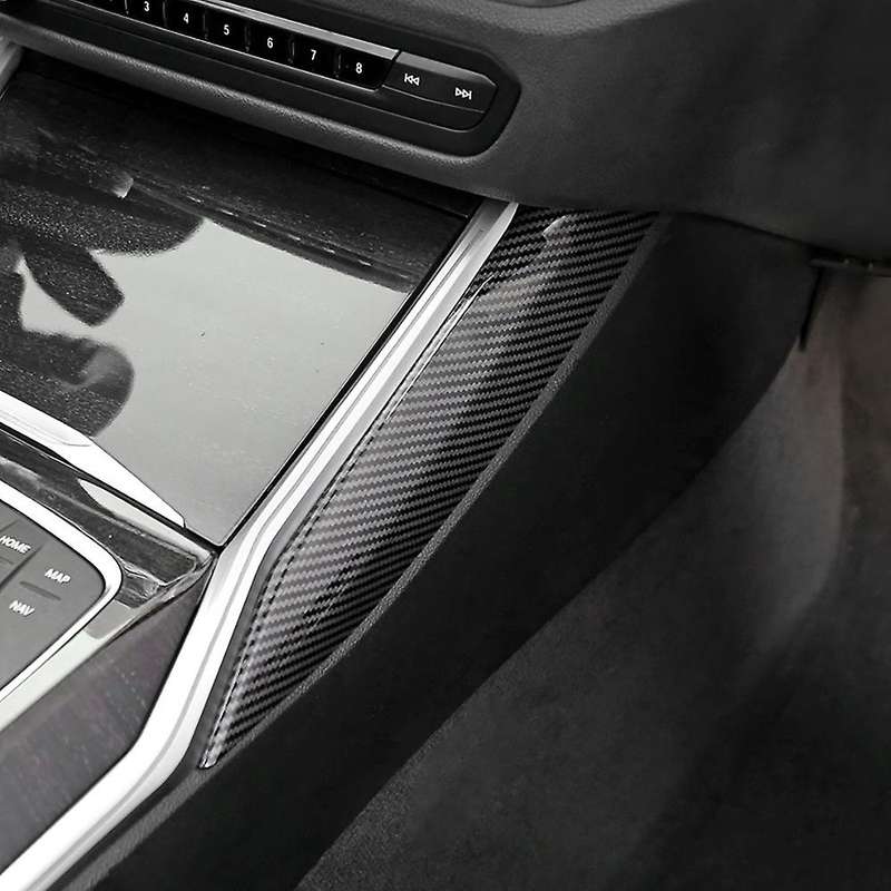 Carbon Fiber Center Console Side Gear Shift Panel Decorative Cover Trim for 3 Series G20 G28 2020 20