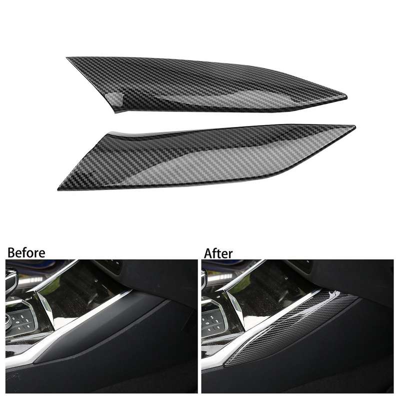 Carbon Fiber Center Console Side Gear Shift Panel Decorative Cover Trim for 3 Series G20 G28 2020 20