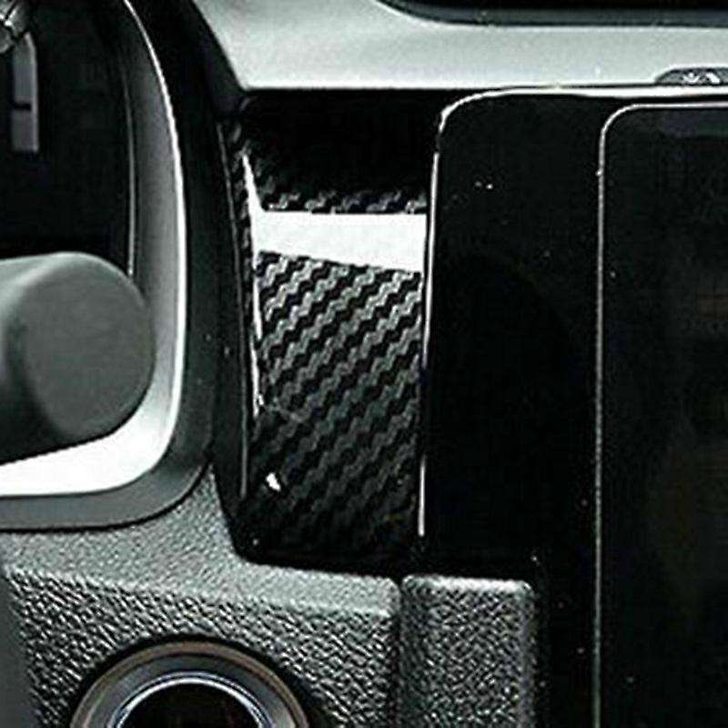 Carbon Fiber Center Dashboard Console Cover Trim Sticker for 2016-2020