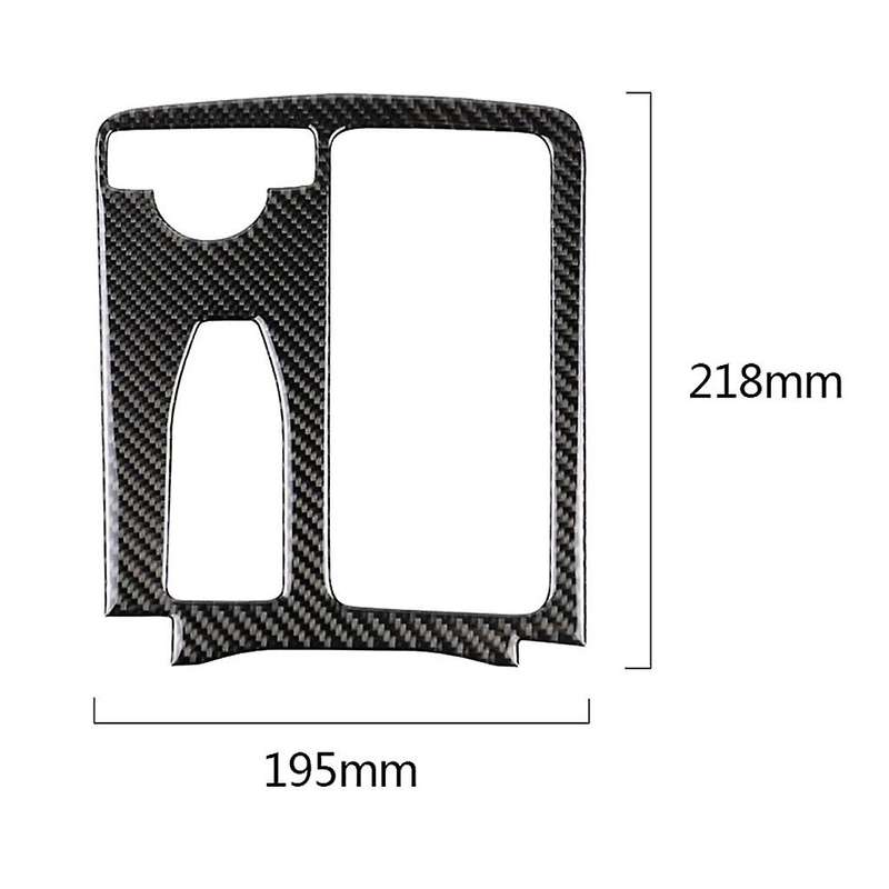 Carbon Fiber Center Control Gear Shift Panel Decorative for W204(2007-2013) W212(2010-2012) C Class
