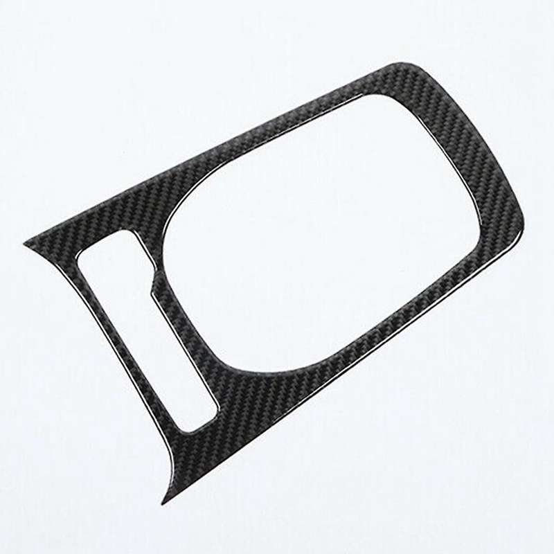 Carbon Fiber Center Control Gear Shift Frame Panel Trim Stickers for 2012 2013 2014 2015,A