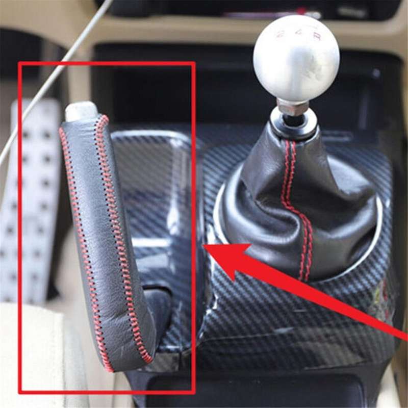 Carbon Fiber Central Console Handbrake Cover Strip Trim for 2006-2011