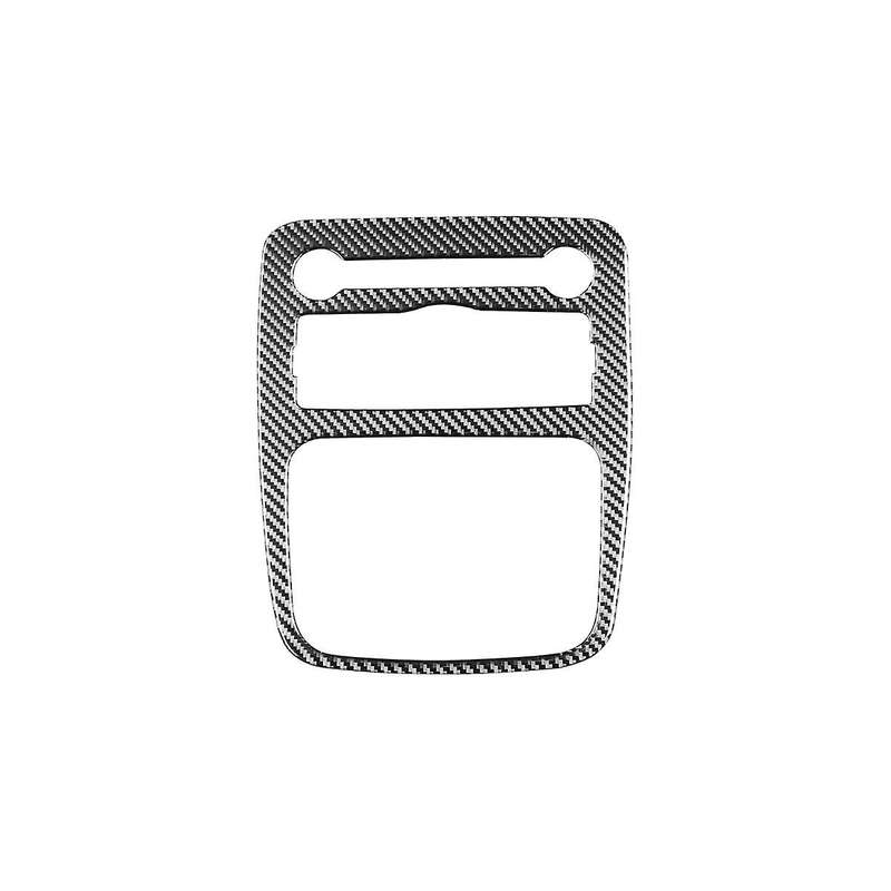 Carbon Fiber Central Control Water Cup Frame Trim Sticker Decoration for 2021 2022 Accessories