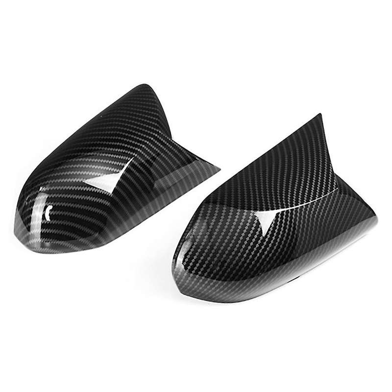 Carbon Fiber Chrome ABS Plastic Rearview Mirror Decorative Cover for 2018 -2020 Accessories