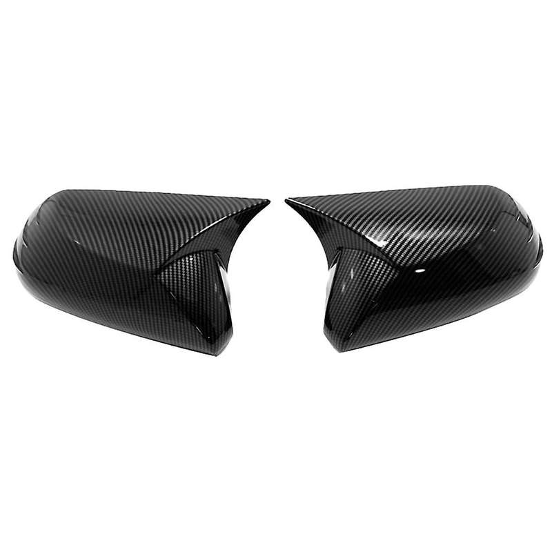 Carbon Fiber Chrome ABS Plastic Rearview Mirror Decorative Cover for 2018 -2020 Accessories
