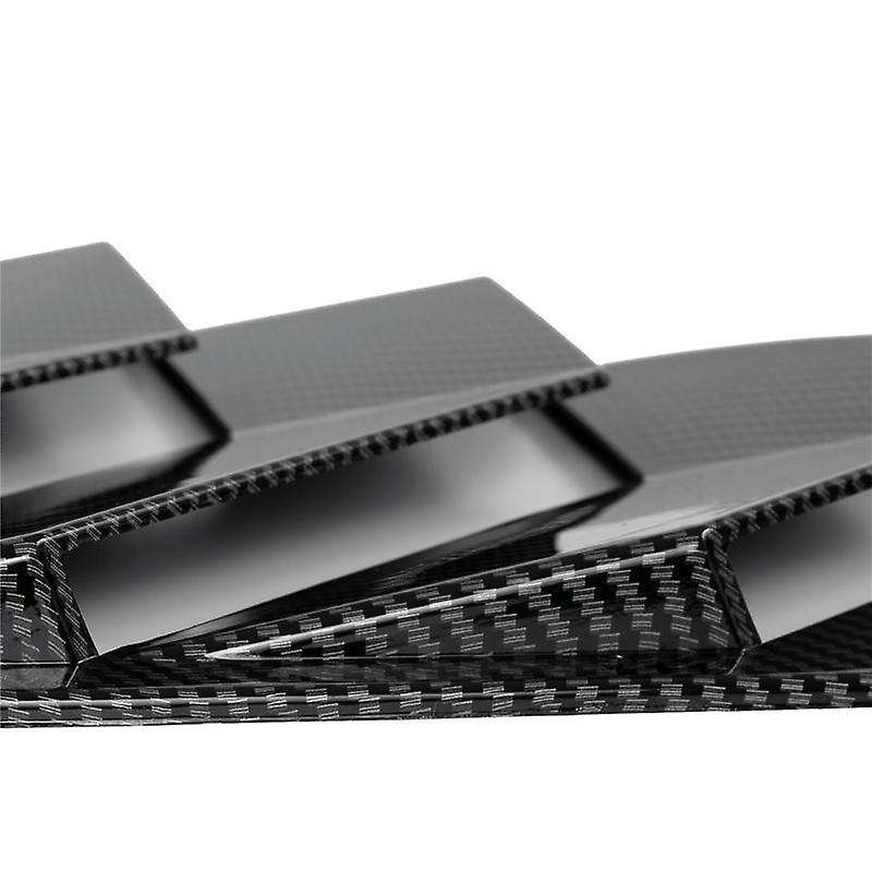 Carbon Fiber Color Rear Side Vent Quarter Window Louver Shutter Cover for Focus MK3 Hatchback 2012-2