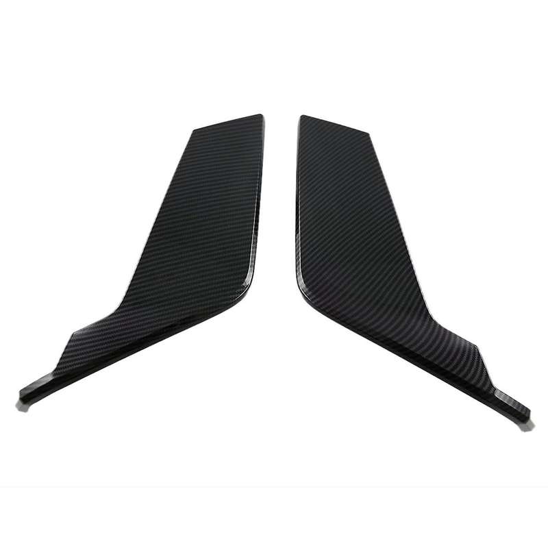 Carbon Fiber Color Car Rear Bumper Side Splitter Spoiler Decor Cover Trim for Dolphin Mini/ Seagull
