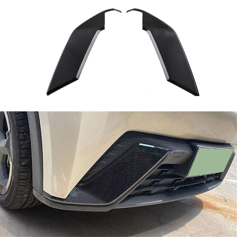 Carbon Fiber Color Car Front Bumper Side Splitter Spoiler Decor Cover Trim for Dolphin Mini/ Seagull