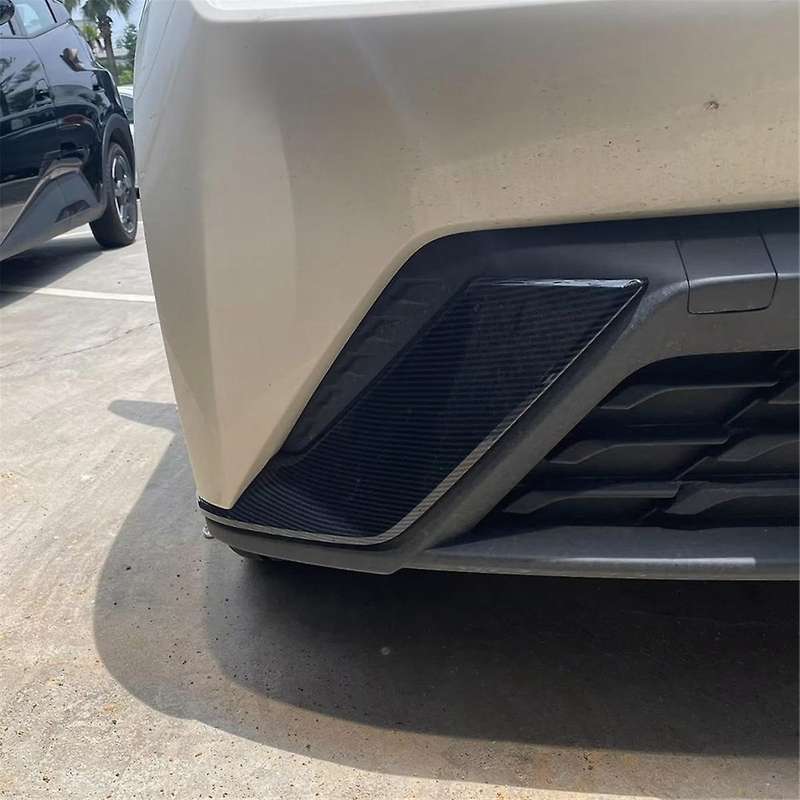Carbon Fiber Color Car Front Bumper Side Splitter Spoiler Decor Cover Trim for Dolphin Mini/ Seagull