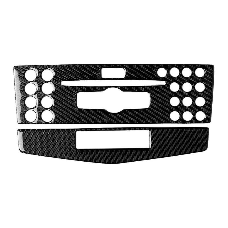 Carbon Fiber Console CD Panel Trim for C Class W204 2007-2010
