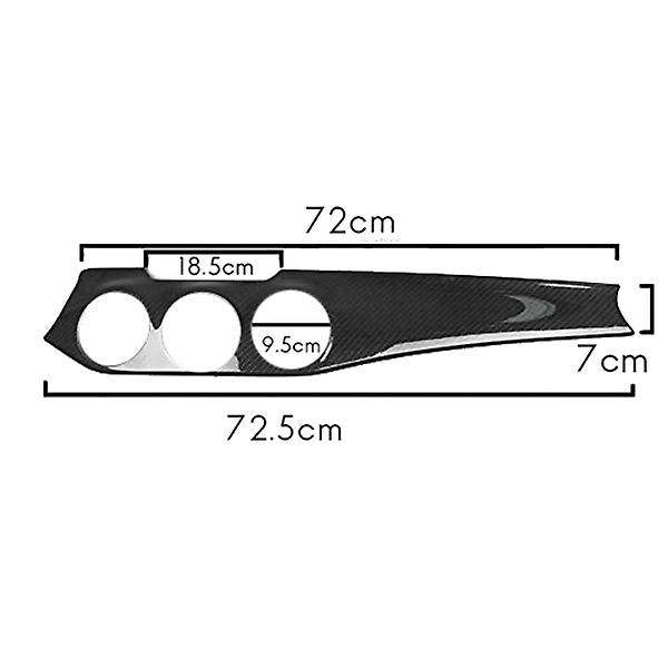 Carbon Fiber Dashboard Center Console Air Condition Panel Decoration for W176 Gla X156 Cla C117 201