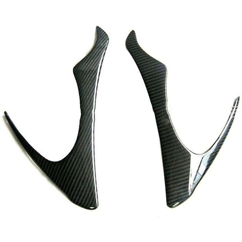 Carbon Fiber Decor Headlights Eyebrows Eyelids Trim Cover Car Light Stickers for Swift 2005-2011 Acc