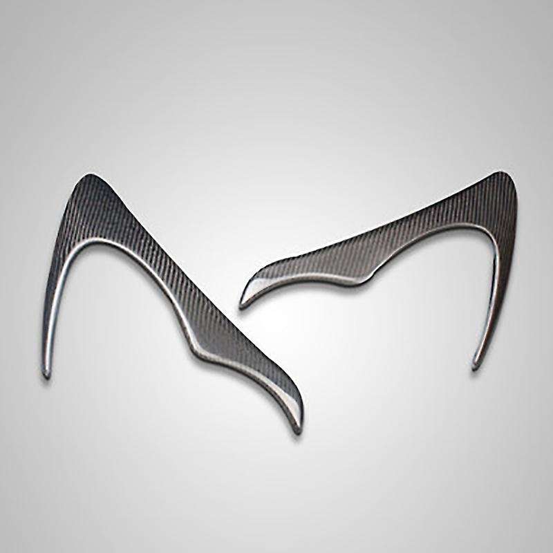 Carbon Fiber Decor Headlights Eyebrows Eyelids Trim Cover Car Light Stickers for Swift 2005-2011 Acc