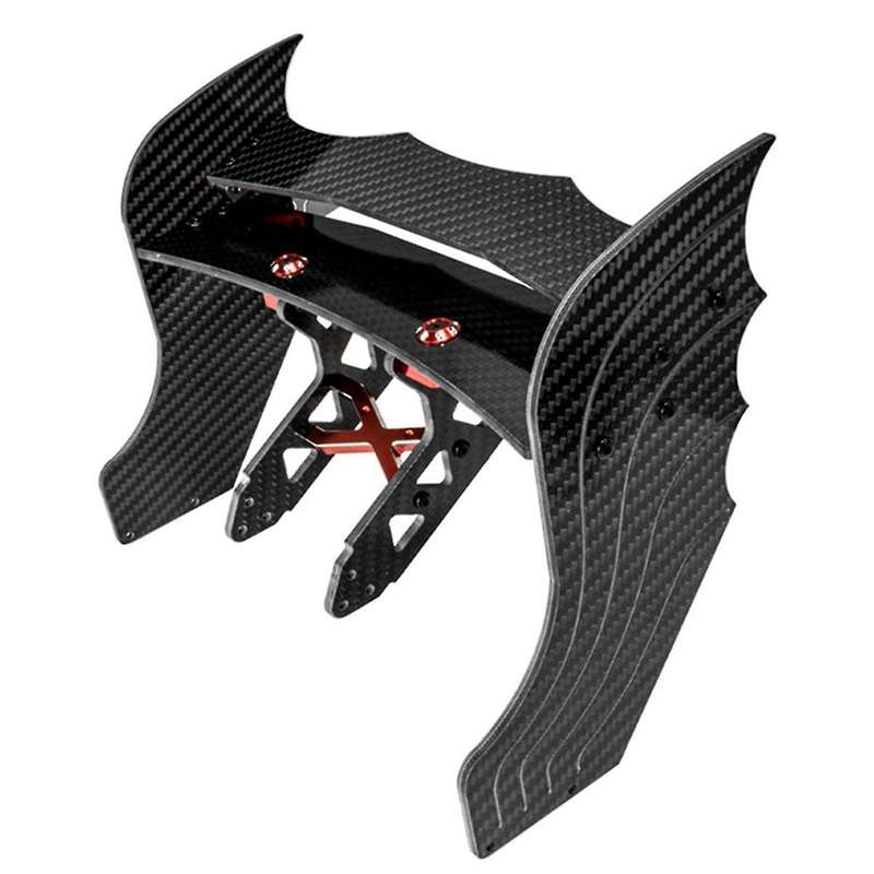 Carbon Fiber Diffuser Supports Rear Wing Skid Plates Front Bumper Chassis Skid Plate for ARRMA F1 LI