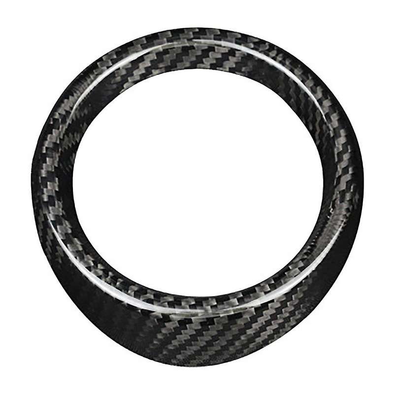 Carbon Fiber Dashboard Side Air Outlets Vent Cover Trim for 2016-2021 Interior Mouldings Stickers