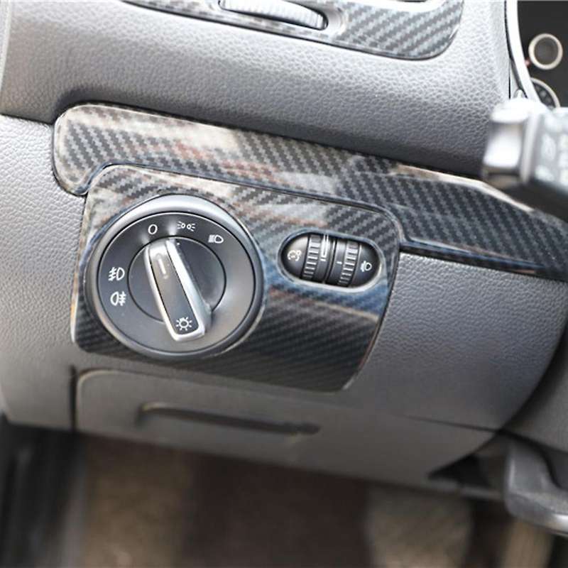 Carbon Fiber Dashboard Panel Trim Strip Cover for Golf 6 MK6 - 2008-2012 Decoration Accessories