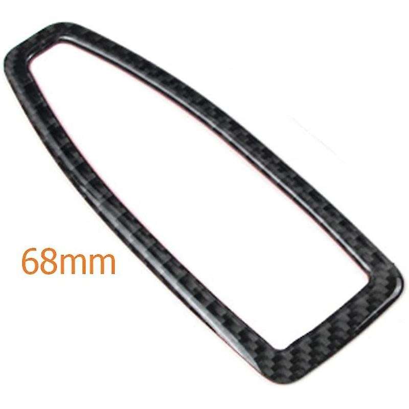 Carbon Fiber Door and Window Button Switch Frame Sticker Moulding, Door Key Frame Accessories, for F
