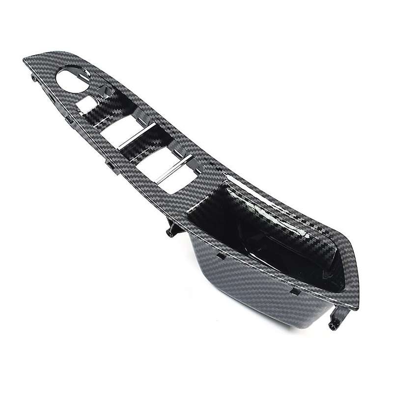 Carbon Fiber Door Window Switch Control Panel Cover Trim for 5 Series F10 F11 F18 520I 523I 525I 528