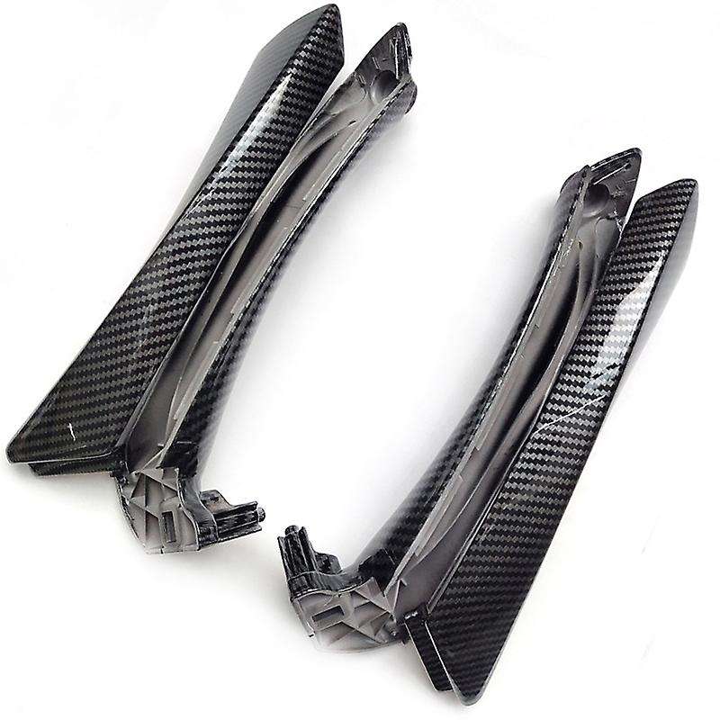 Carbon Fiber Door Inner Handle with Cover Trim Replacement for  3 Series E90 E91 E92 316 318 320 325