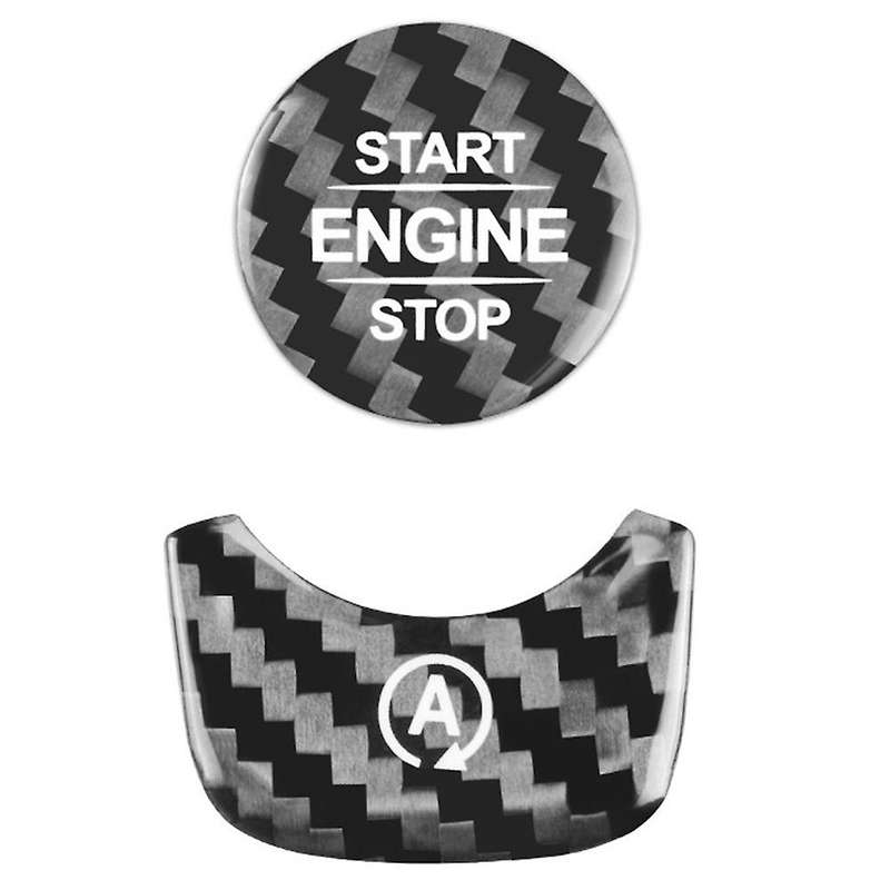Carbon Fiber Engine Start Button Sticker for Class W177 X247 W247 CLA 2020