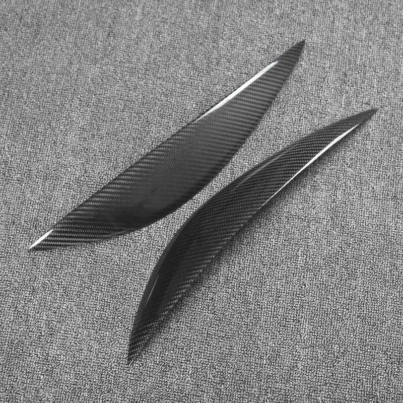 Carbon Fiber Eyebrow Eyelid for W204 C180 C200 C300 C350 C63 08-11