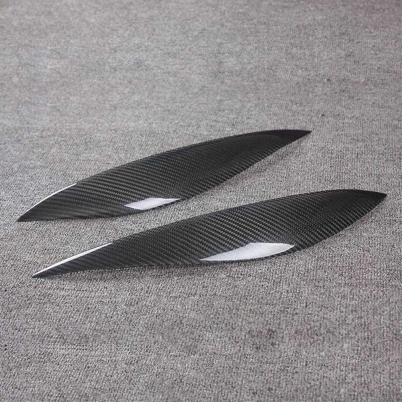 Carbon Fiber Eyebrow Eyelid for W204 C180 C200 C300 C350 C63 08-11