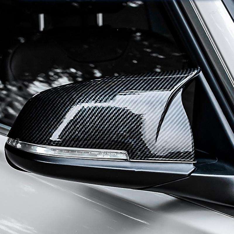 Carbon Fiber Exterior Door Bezel Rearview Mirror Housing Trim Cover, Rearview Mirror Housing, for 3