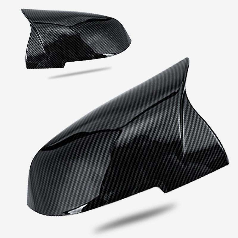 Carbon Fiber Exterior Door Bezel Rearview Mirror Housing Trim Cover, Rearview Mirror Housing, for 3