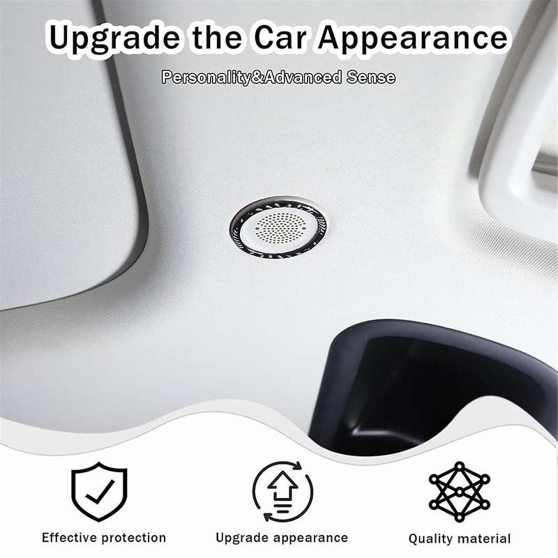 Carbon Fiber for 110 130 2020-2024 Car Roof Speaker Frame Cover Trim Interior Accessories