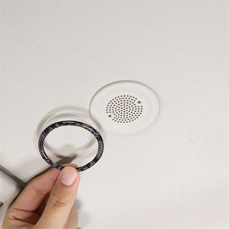 Carbon Fiber for 110 130 2020-2024 Car Roof Speaker Frame Cover Trim Interior Accessories